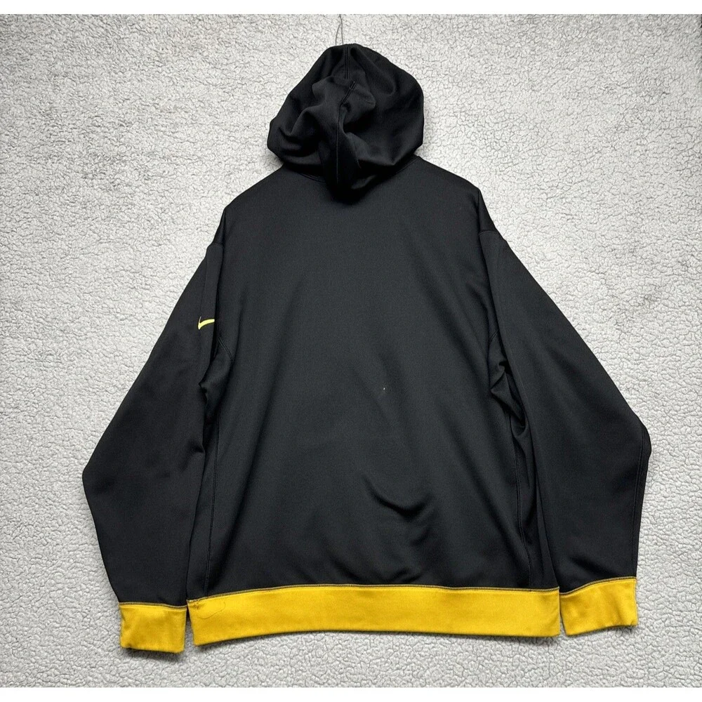 Missouri Tigers Hoodie Mens XL  Sweatshirt Nike Therma Fit Mizzou Black & Gold
